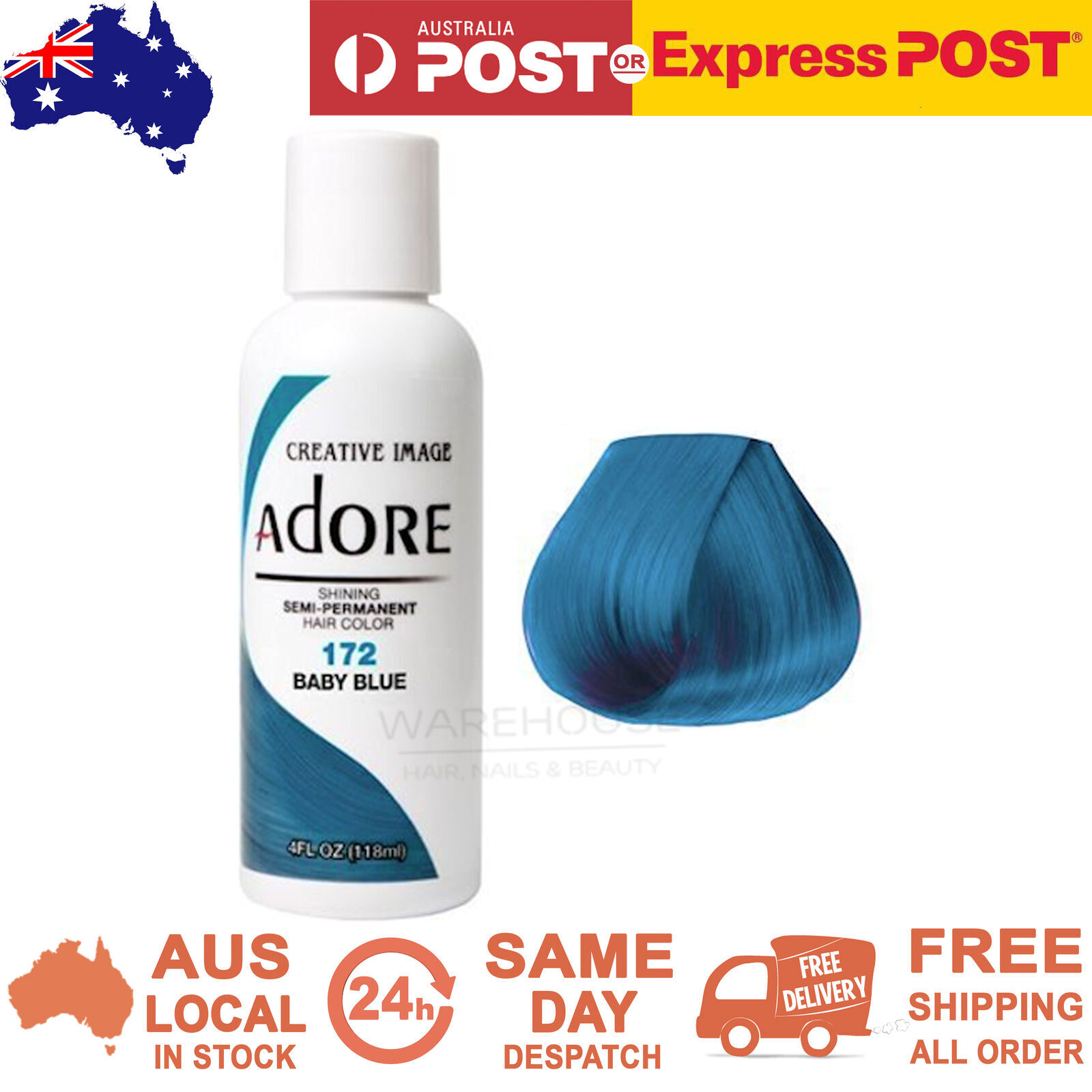 Adore Powder Blue Hair Dye